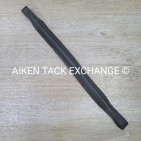 Padded Browband, Black, Size 15"