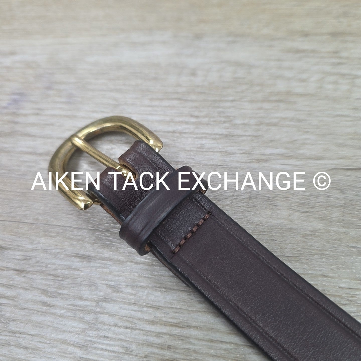 Tory Leather Snaffle Bit Belt, Brown, 34