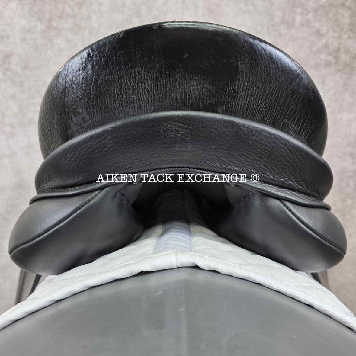 2000 Schleese CHB Dressage Saddle, 17.5" Seat, MW/W Tree, Wool Flocked Panels