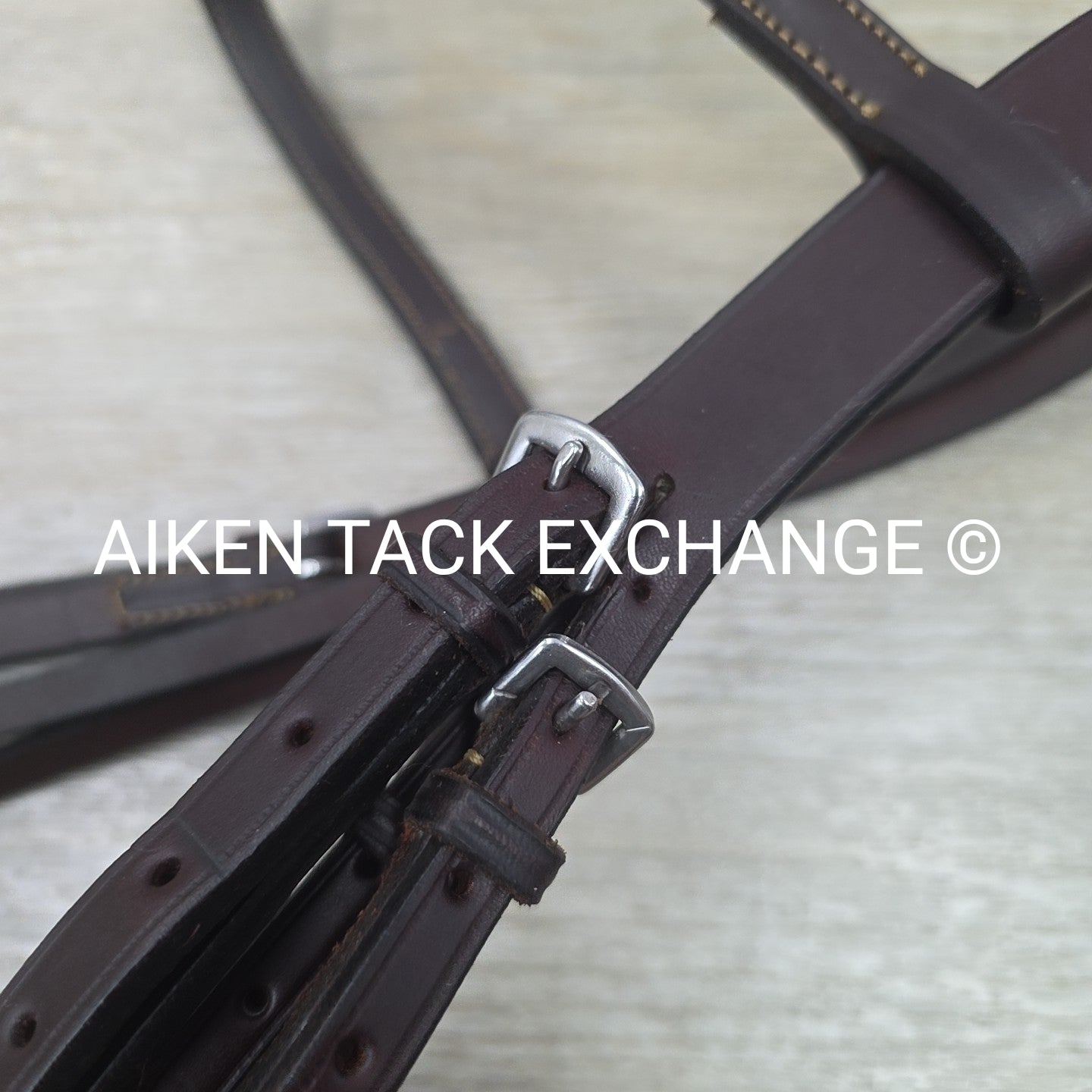 Edgewood Plain Raised Bridle, No Reins, Brown, Size Full