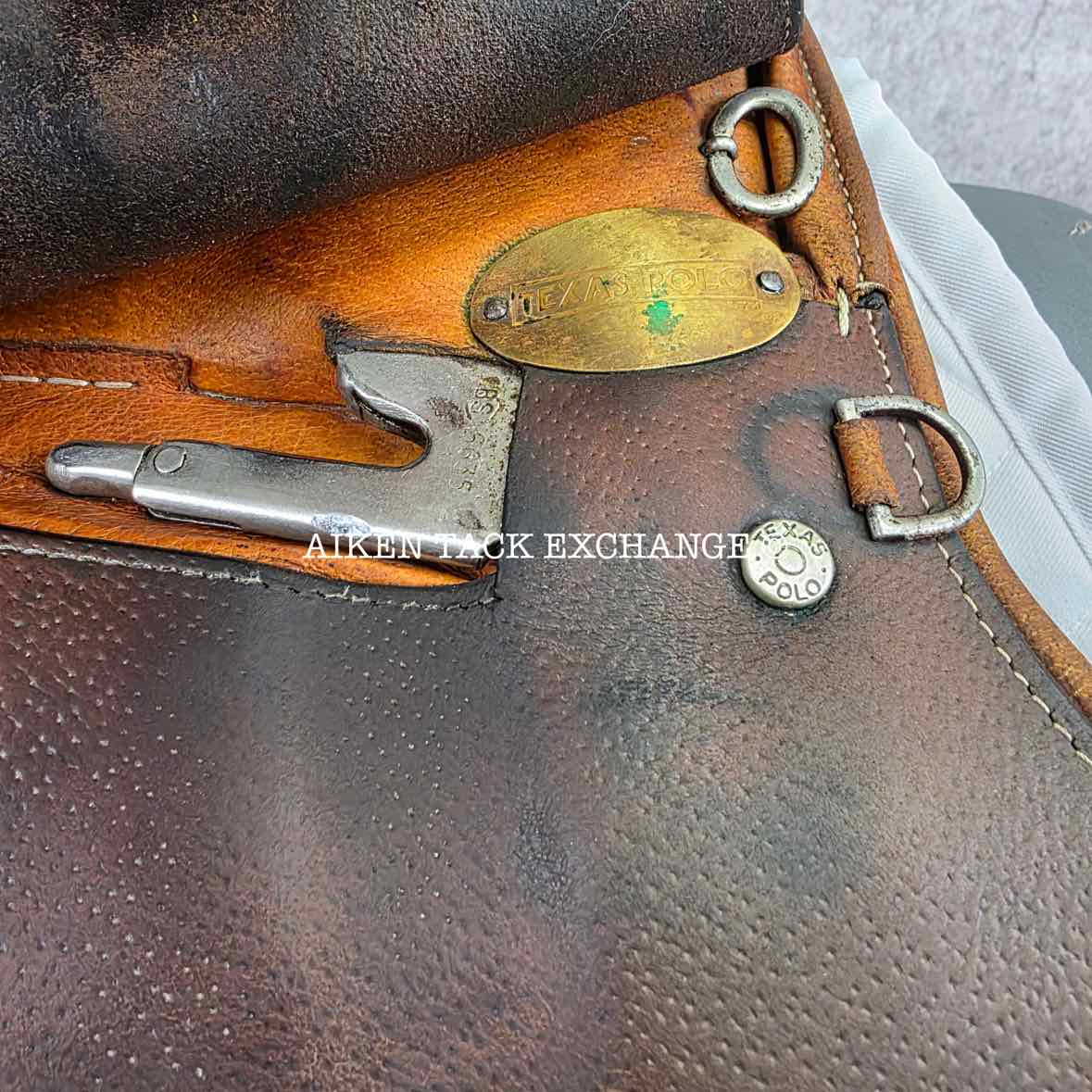**SOLD** Texas Polo Saddle, 18.5" Seat, Narrow Tree