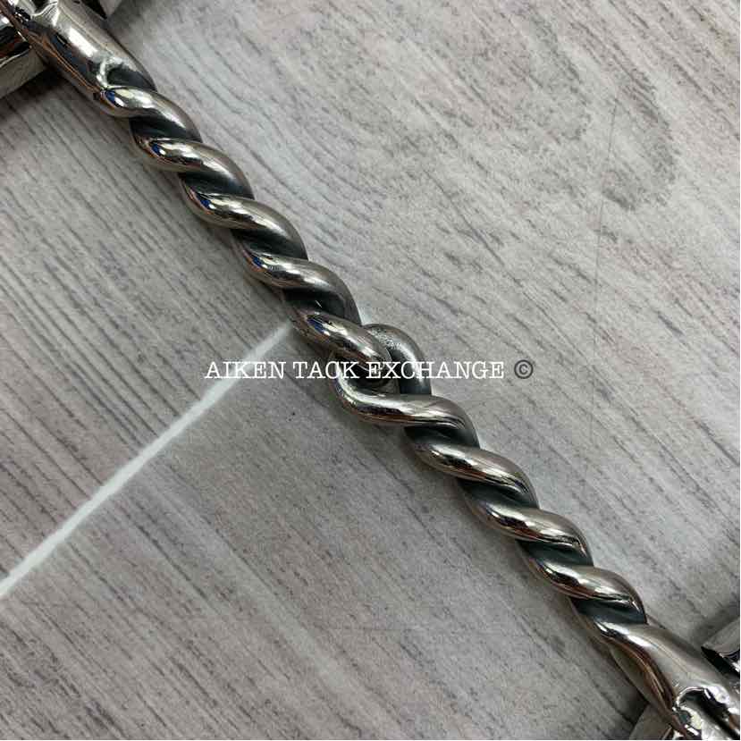 Hilason Single Joint Twisted Wire Full Cheek Bit 5"
