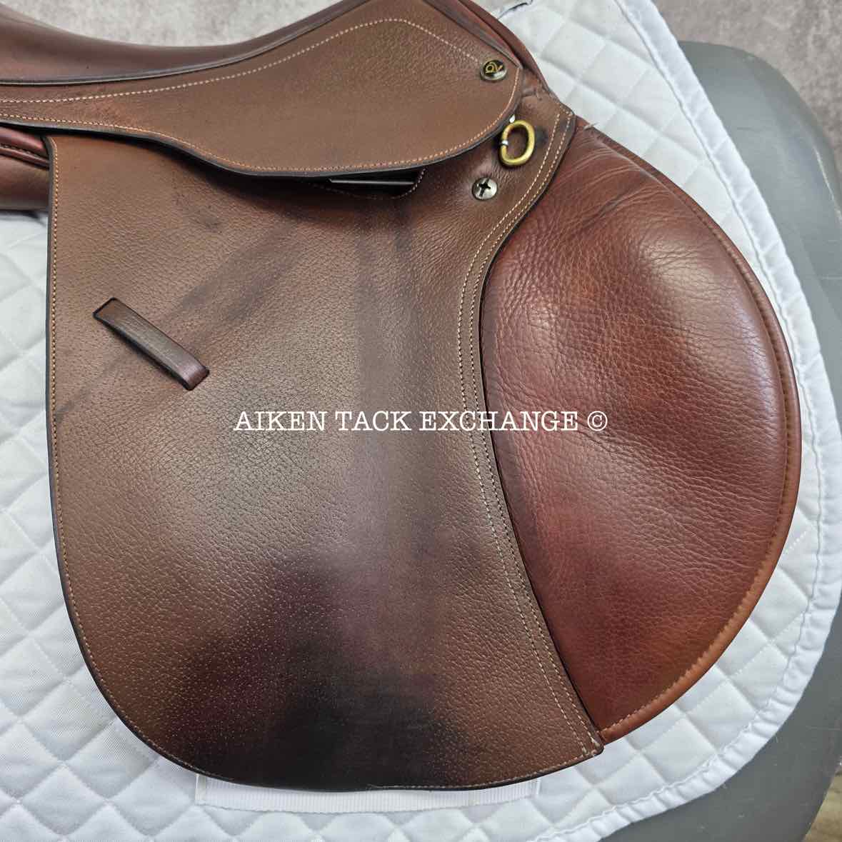 2015 Ovation Ruiz Diaz Close Contact Jump Saddle, 17" Seat, Adjustable Tree - XCH Changeable Gullet, Foam Panels