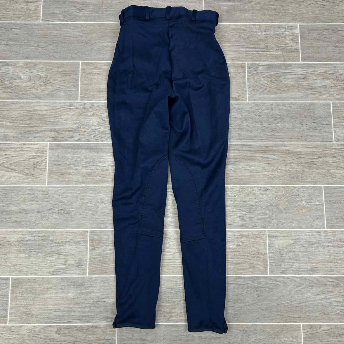 Eqituff Women's Knee Patch Breeches, Navy, Size 26, Brand New