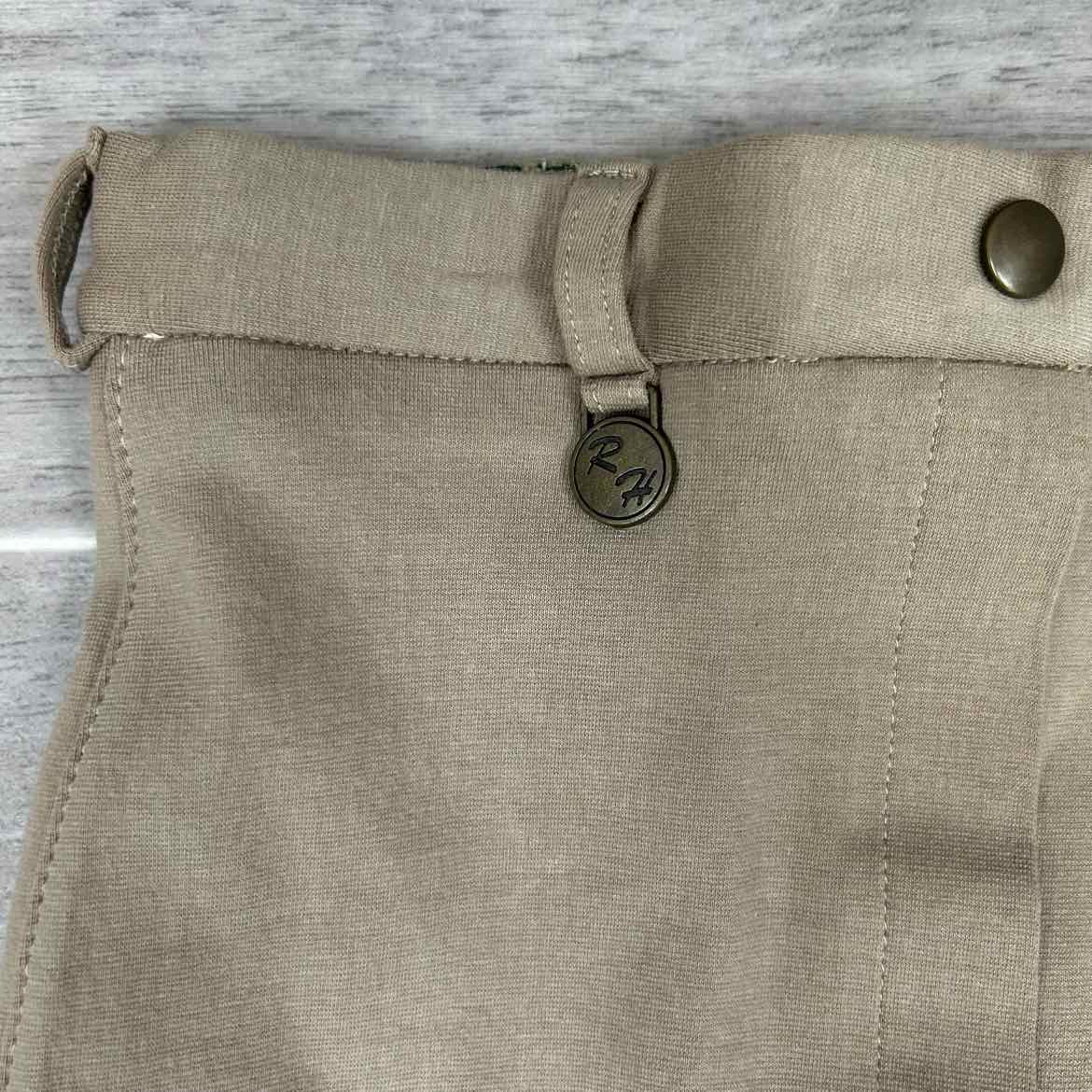 Royal Highness Women's Knee Patch Breeches, Tan, Size 26, Brand New
