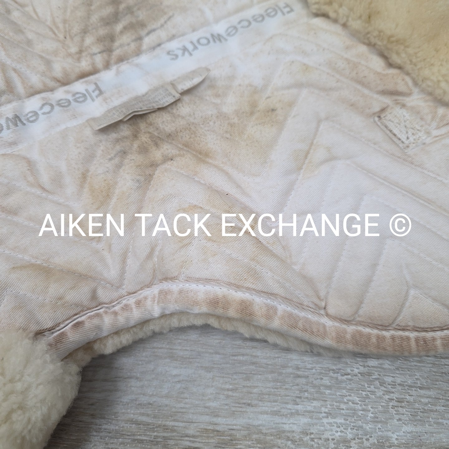 Fleeceworks Sheepskin Classic All Purpose Half Pad with Rolled Edges, Size Pony