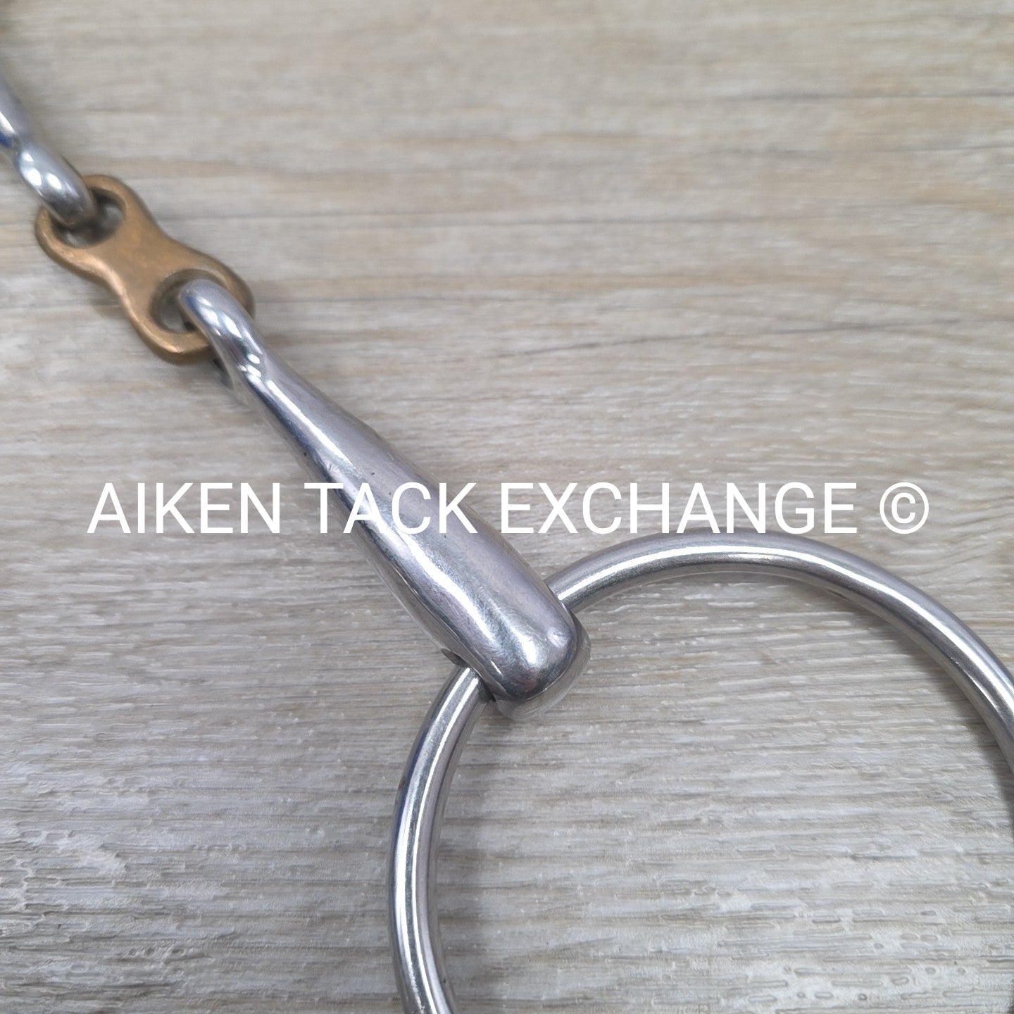 Copper French Link Loose Ring Bit 6"