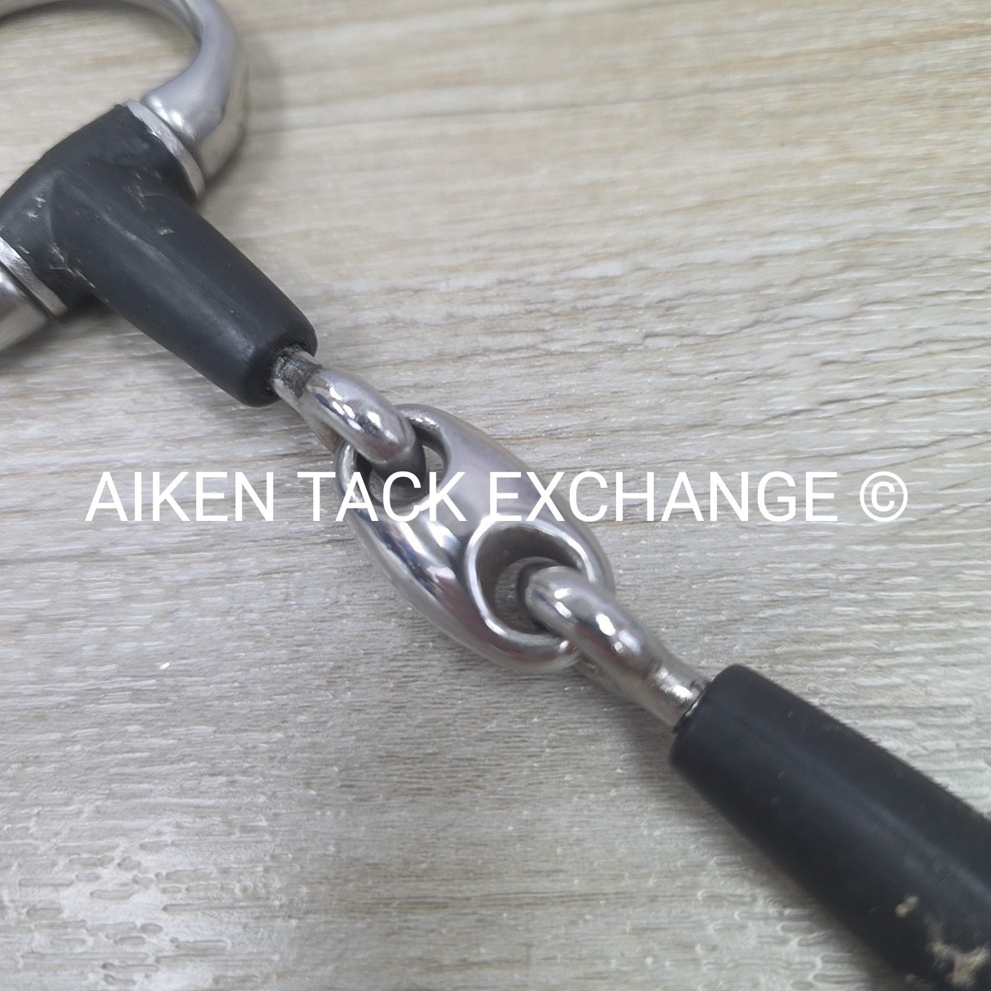 Double Joint Rubber Eggbutt Pony Bit 4.25"