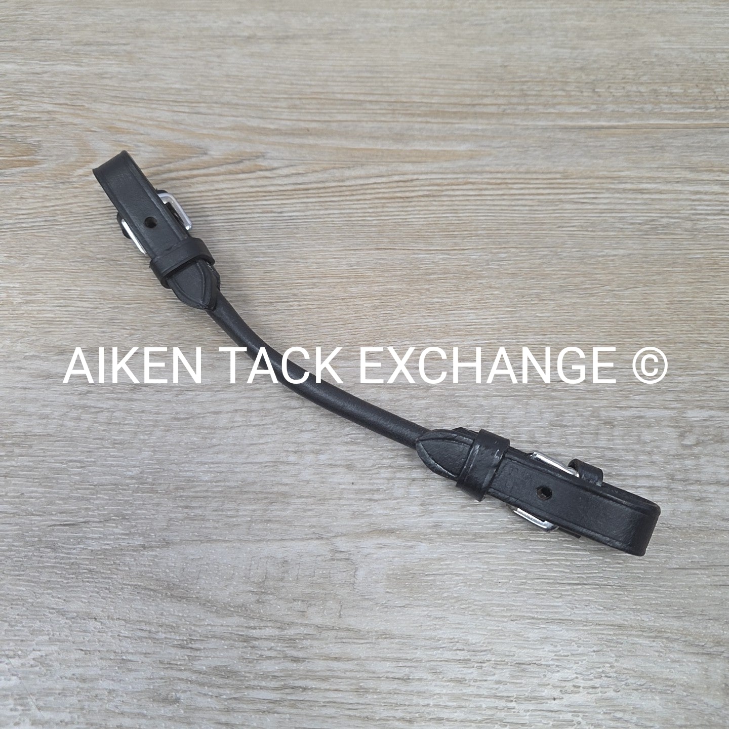 Rolled Leather Saddle Grab Strap