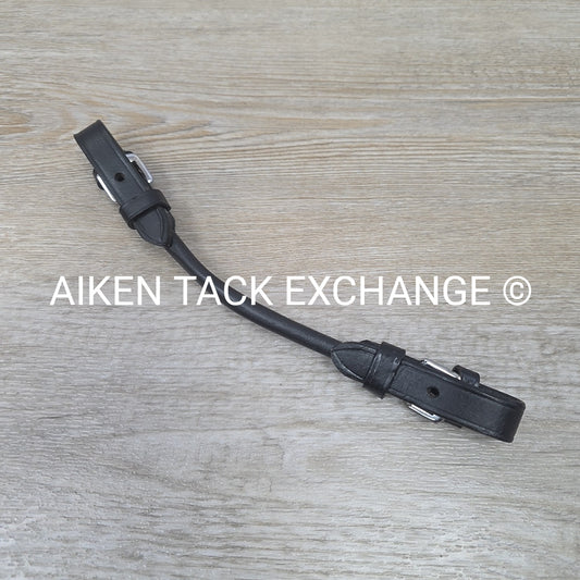 Rolled Leather Saddle Grab Strap