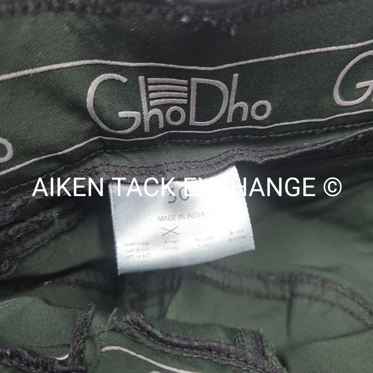 GhoDho Adena T600 Silicone Grip Full Seat Breeches, Size 30