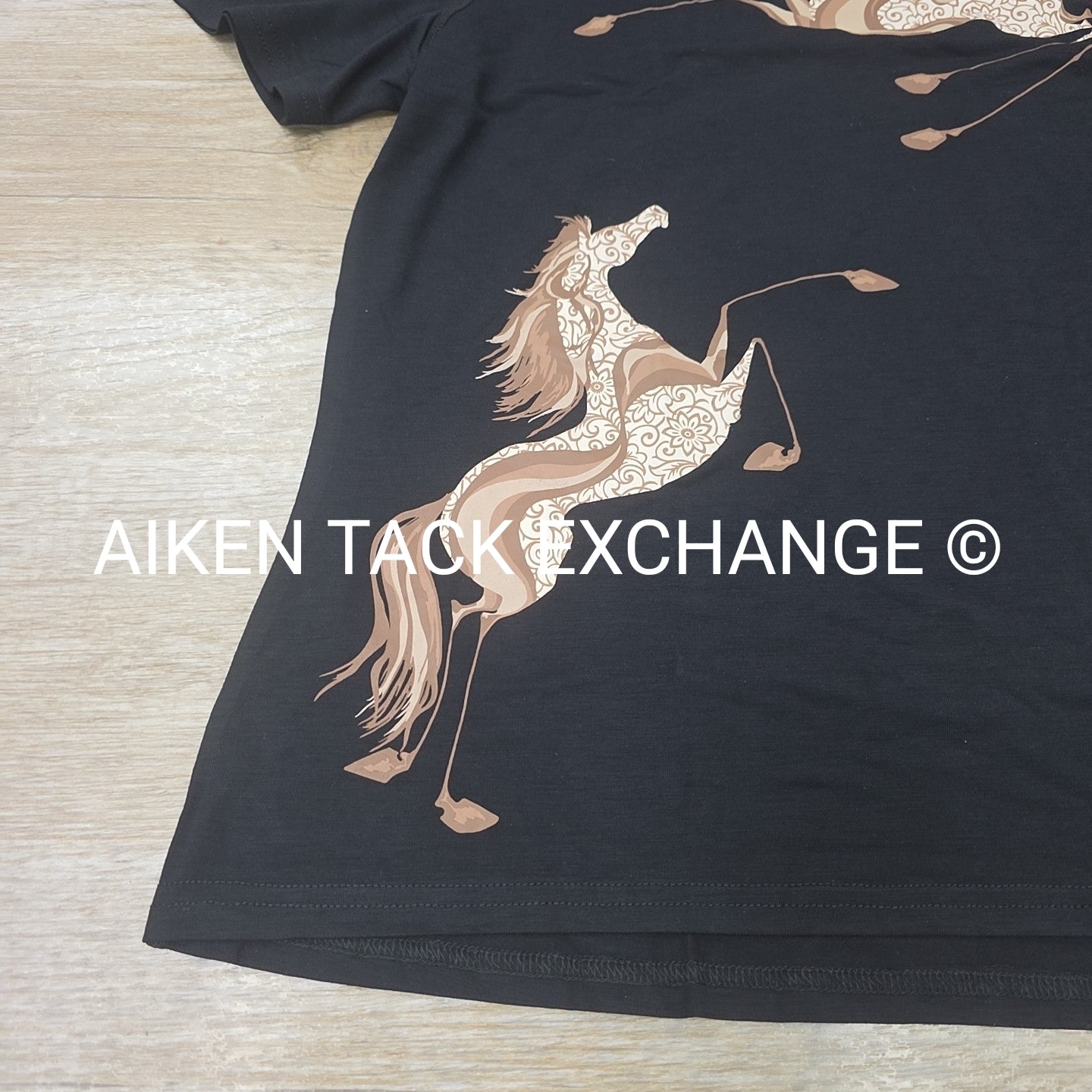Kerrits Melody Horse Tee Shirt, Size Large