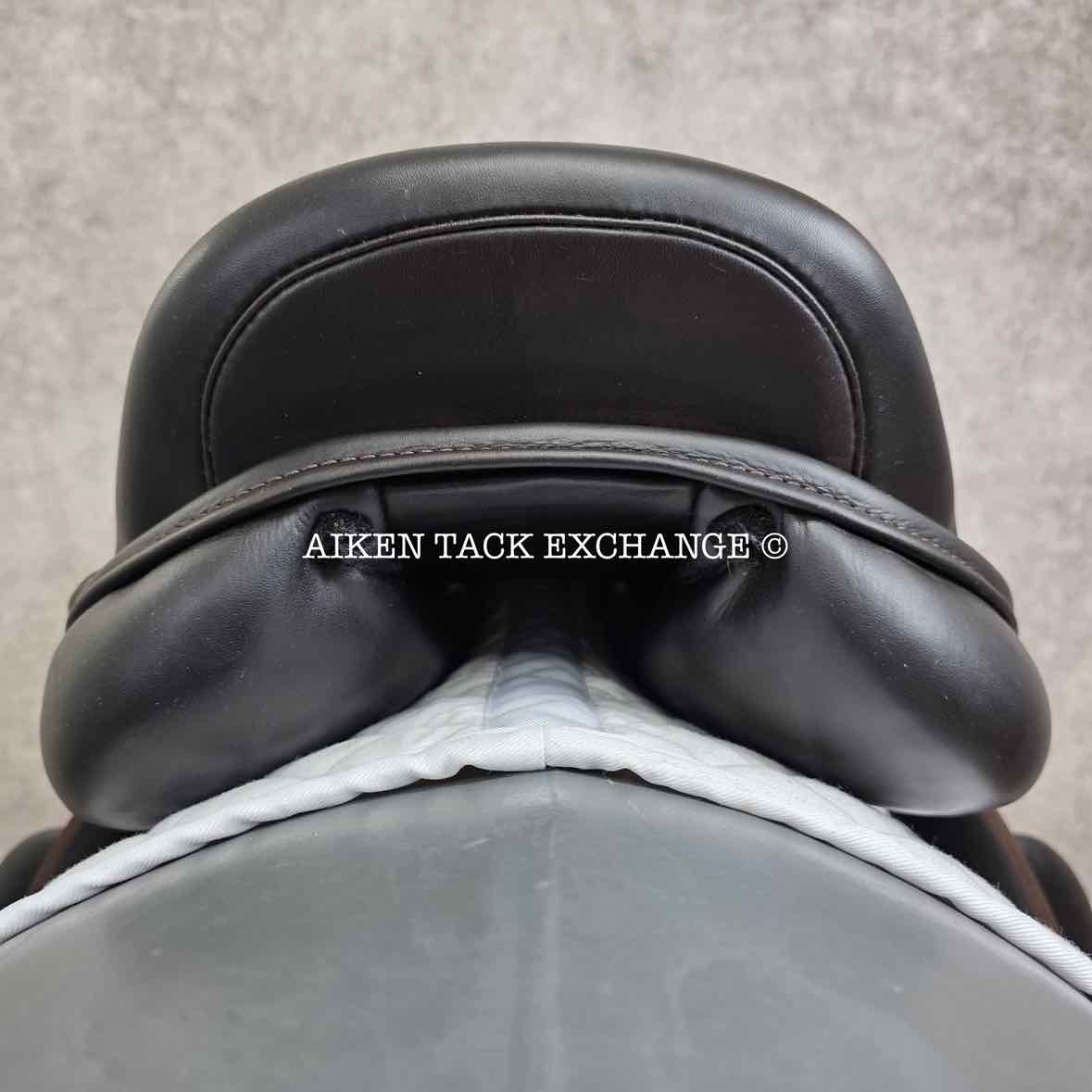 2025 Kentaur Eventer II Monoflap Jump Saddle, 17.5" Seat, Medium Wide Tree, Wool Flocked Panels