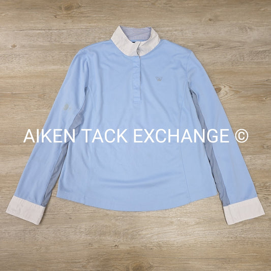 Horze Long Sleeve Show Shirt, Size 12