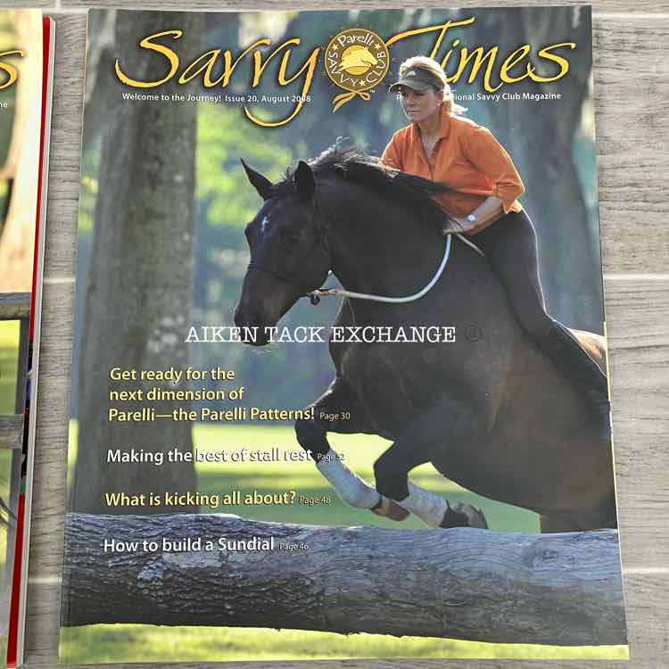 Parelli Savvy Times Magazines: February, May, August, & November 2008