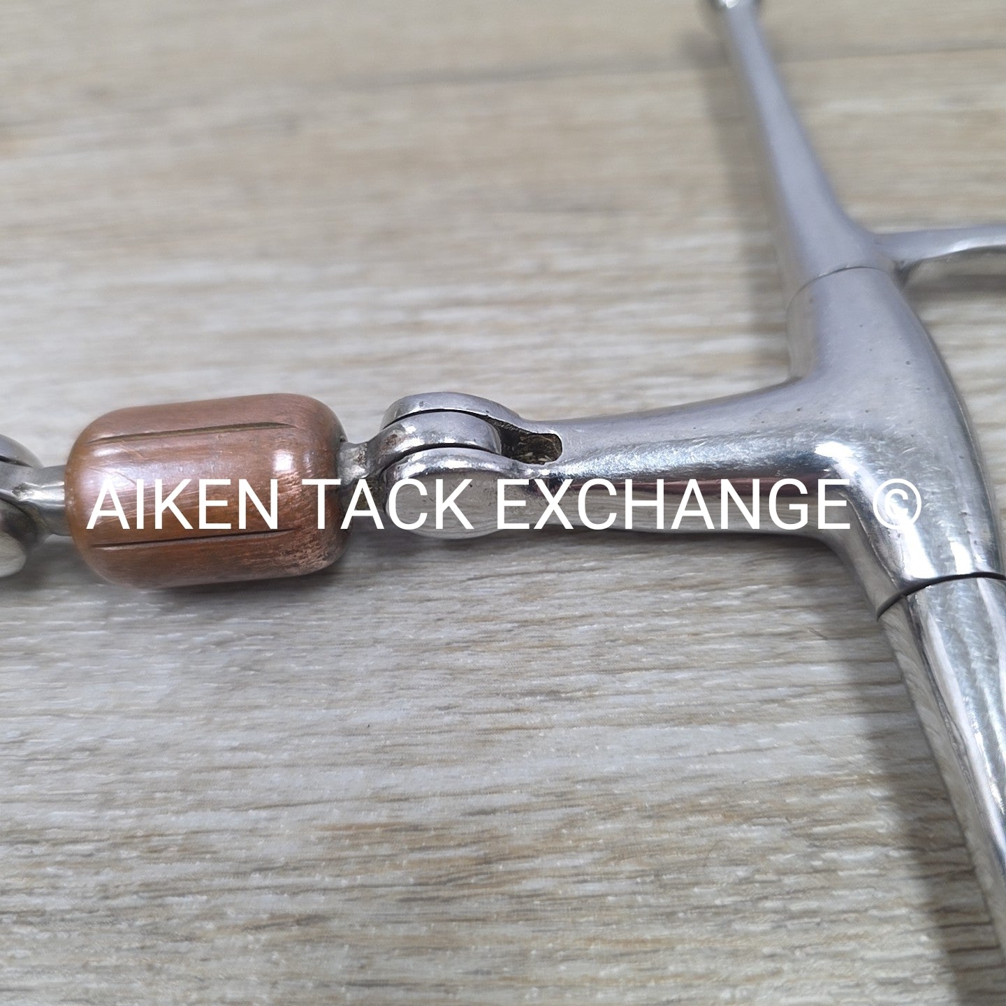 Full Cheek Double Hinge Bit with Copper Roller 5"