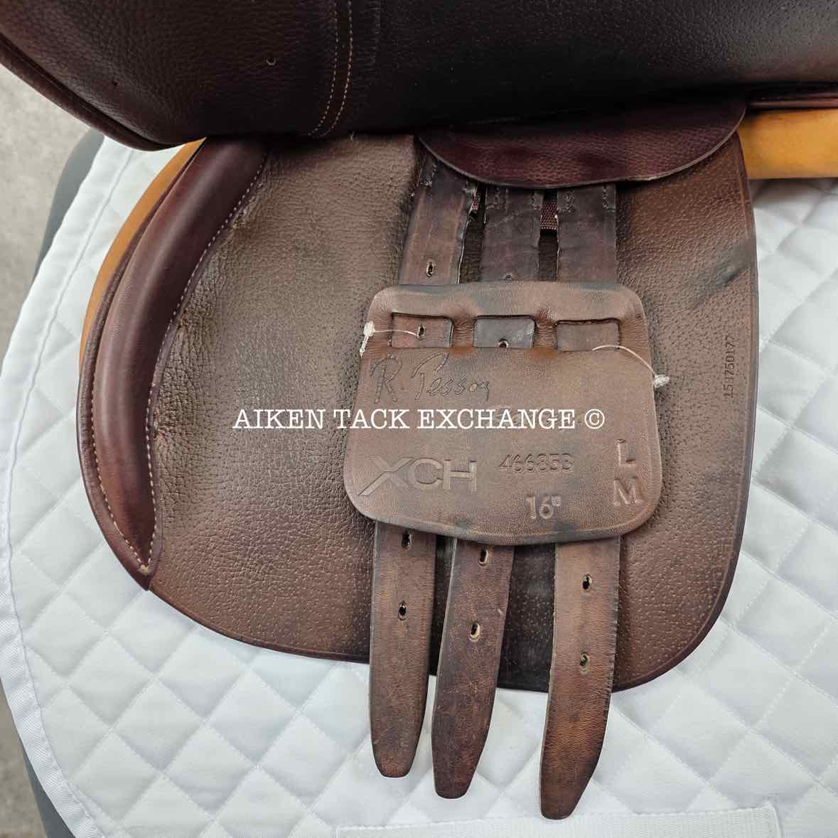 2015 Pessoa Rodrigo Close Contact Jump Saddle, 16" Seat, Adjustable Tree - XCH Changeable Gullet, Foam Panels