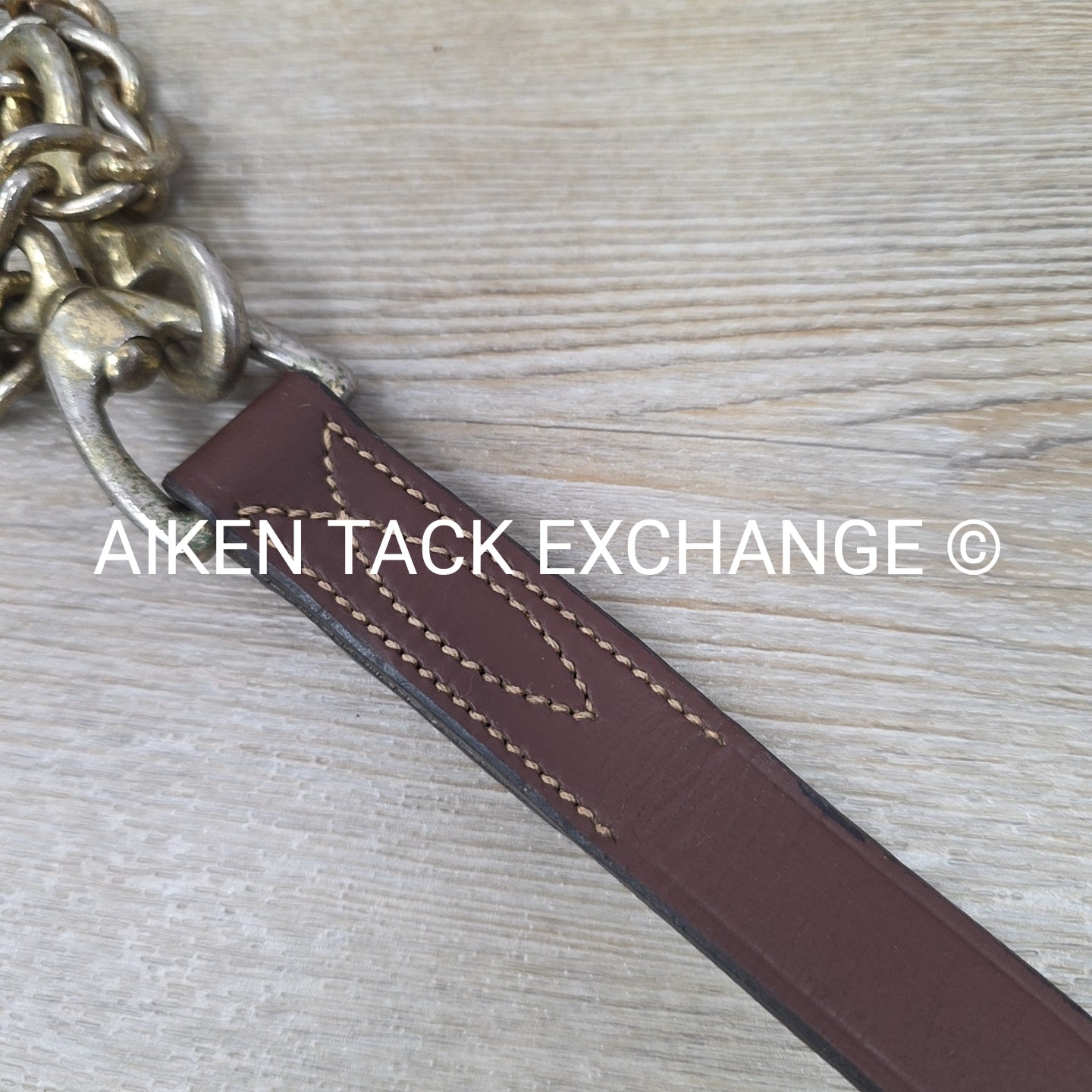 Leather Lead with Chain