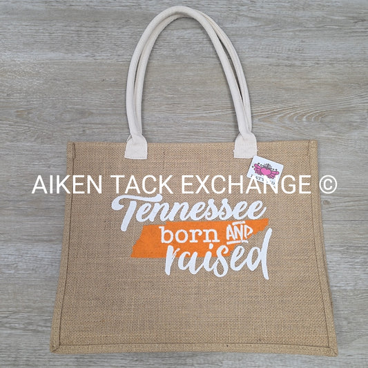 "Tennessee Born and Raised" Handbag Tote, Brand New