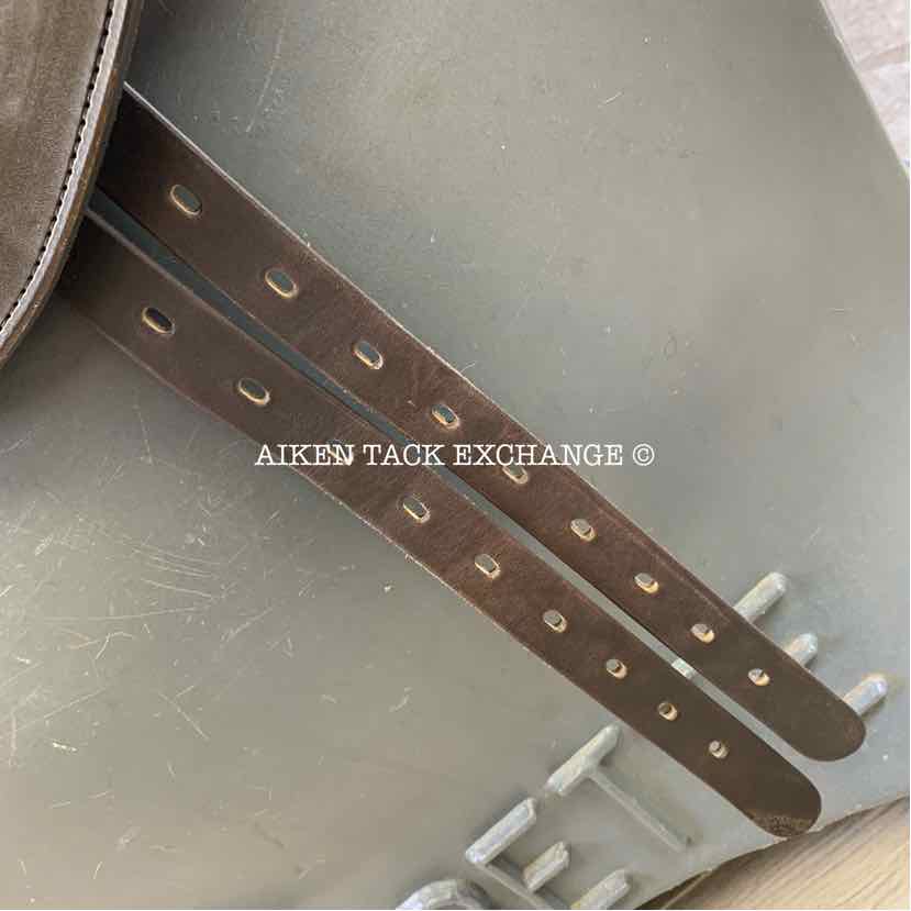 **SOLD** 2022 JC Performance Line P1 Dressage Saddle, 18" Seat, 34 Tree - Medium Wide, Wool Flocked Pony Panels