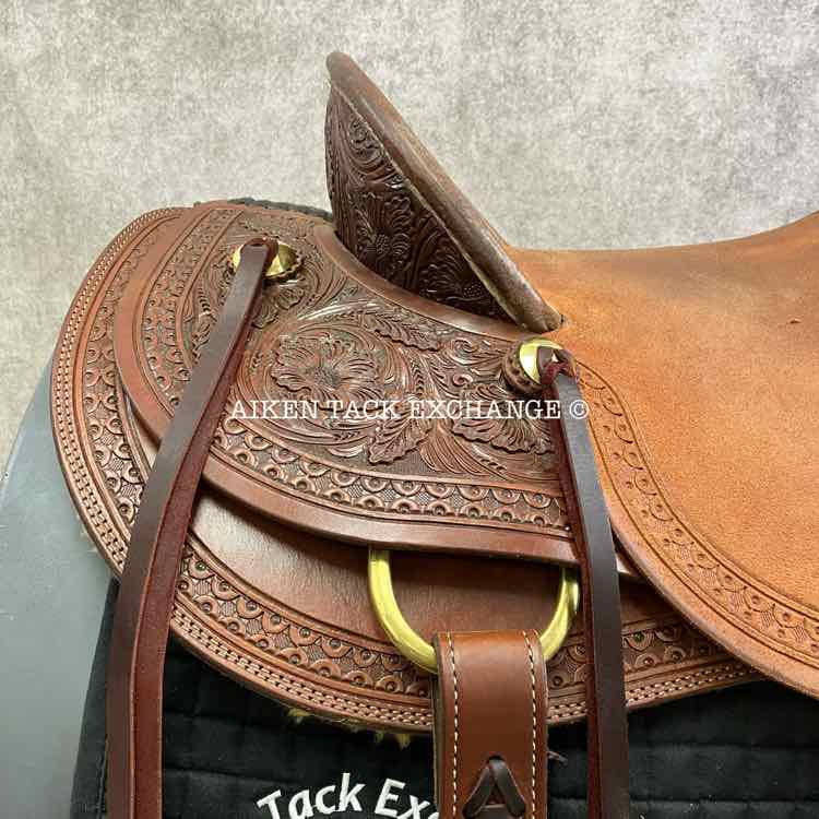 **SOLD** 2024 Circle Y 1134 Williston Wade Ranch Western Saddle, 17" Seat, Regular Tree - Semi QH Bars