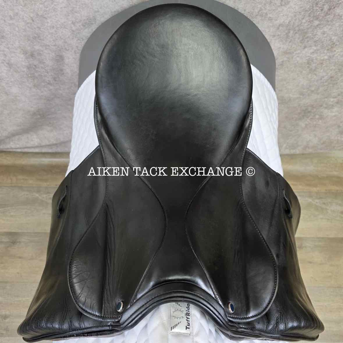 **SOLD** Stubben Romanus Extra CL Dressage Saddle, 18" Seat, 32cm Tree - Wide, Wool Flocked Panels