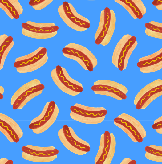 Hot Diggity Dog Summer Dog Bow Tie: Standard