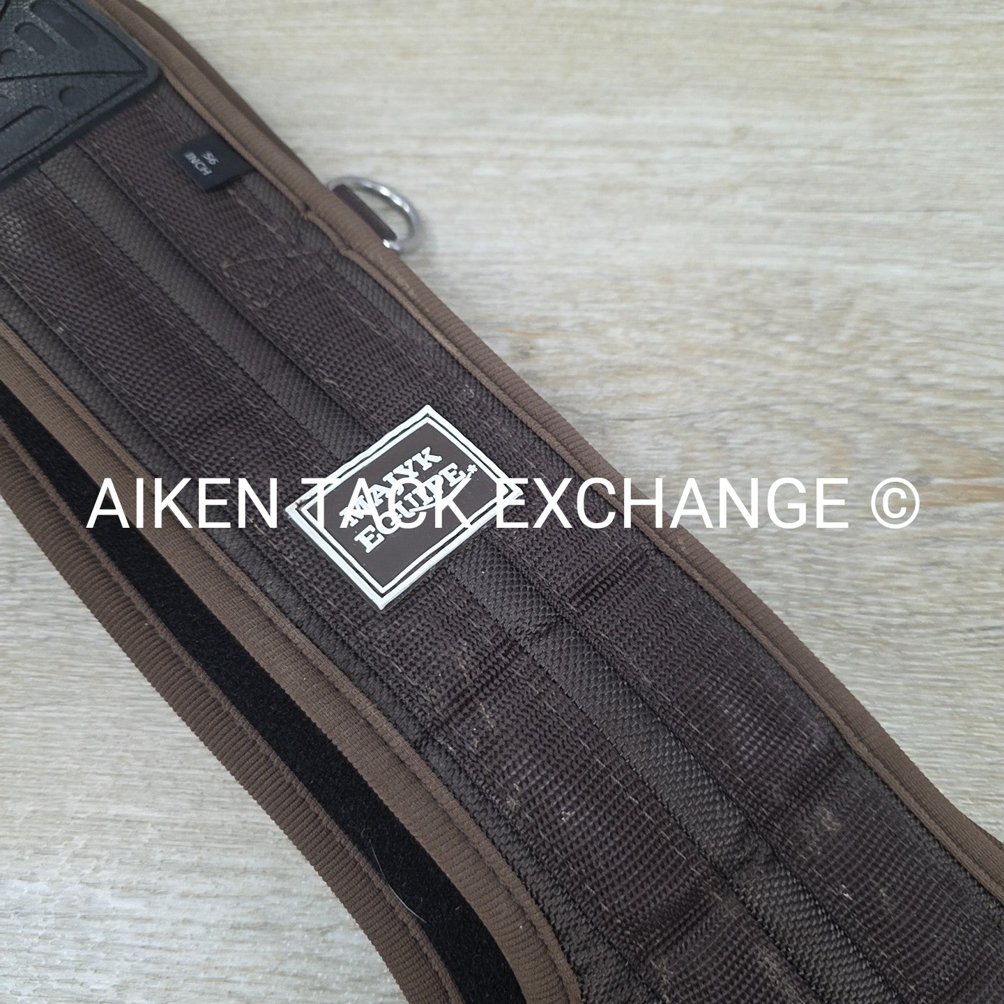 Majyk Equipe 'Tucksafe' Belly Guard Stud Guard Girth, Brown, 56"