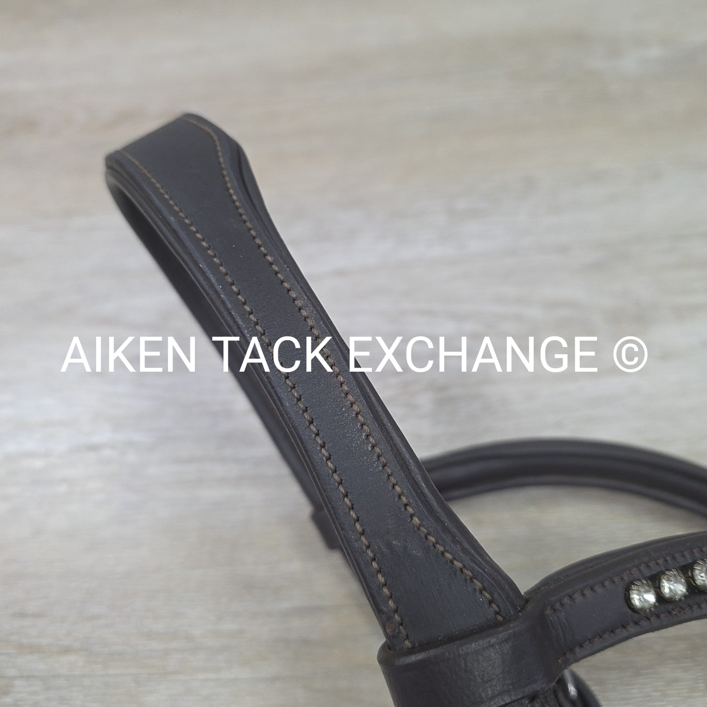 Monocrown Figure 8 Bridle, No Reins, Brown, Size Full