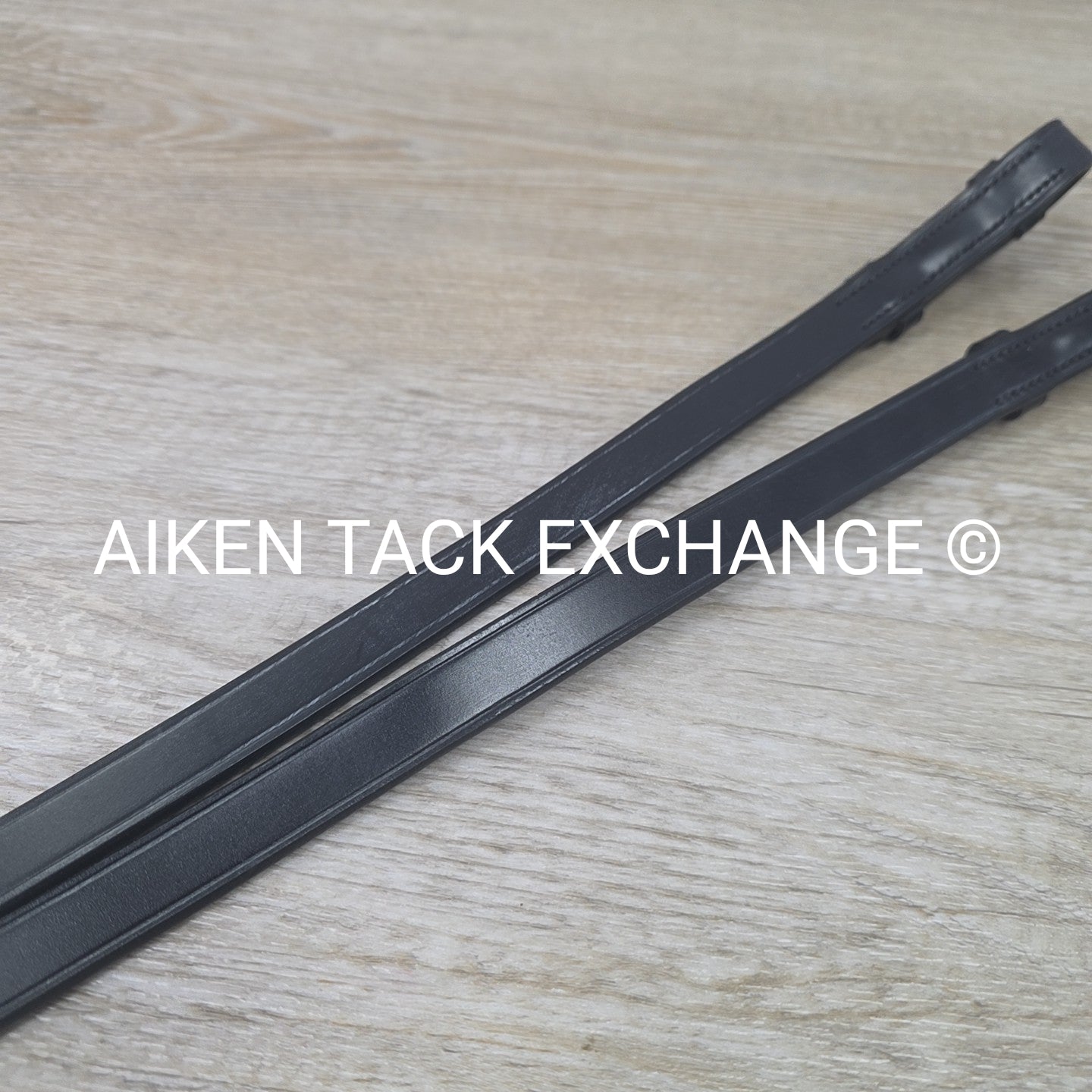 Passier Leather Grip Reins, Black, 55"