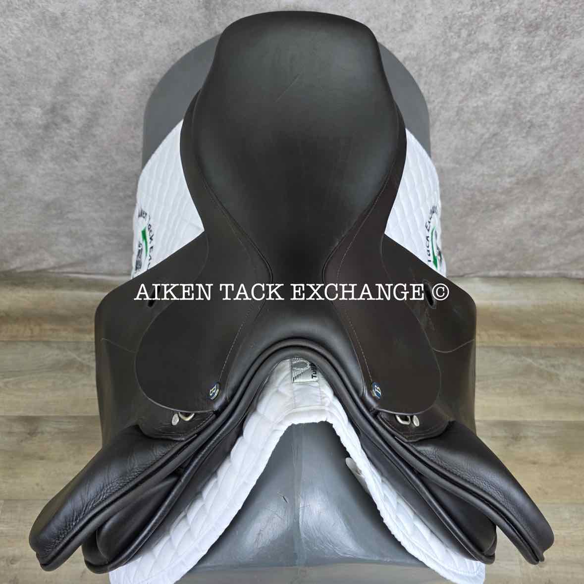 Barnsby Shockemohle Jump Saddle, 18" Seat, Medium Tree, Wool Flocked Panels