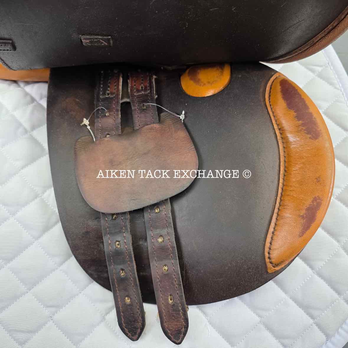**SOLD** Crosby Miller's Prix Des Nations Pony Saddle, 14" Seat, Medium Tree, Foam Panels
