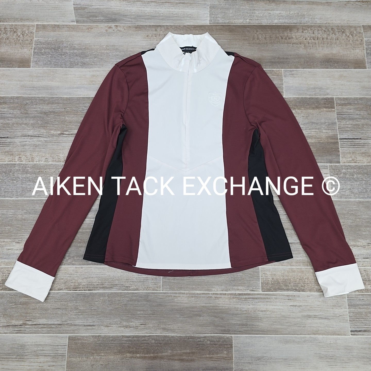 Asmar Equestrian Long Sleeve Show Shirt, Size X-Large