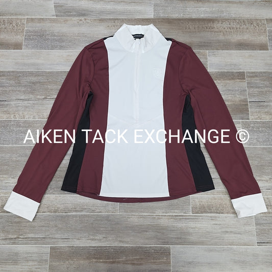 Asmar Equestrian Long Sleeve Show Shirt, Size X-Large