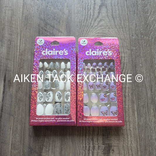 Claire's Press-On Nails (2 Sets) - 24 Count Each (48 Total)