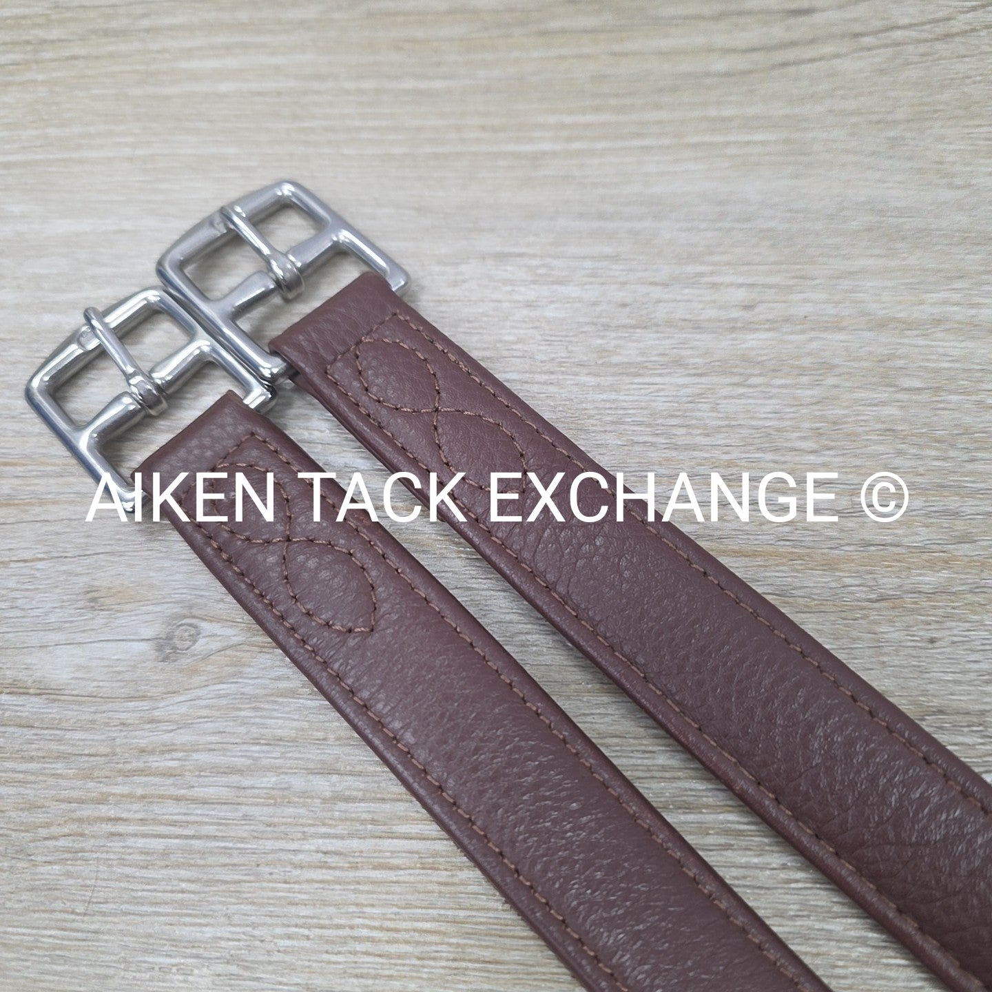 Jeereal Nylon Core Stirrup Leathers, Brown, 60"