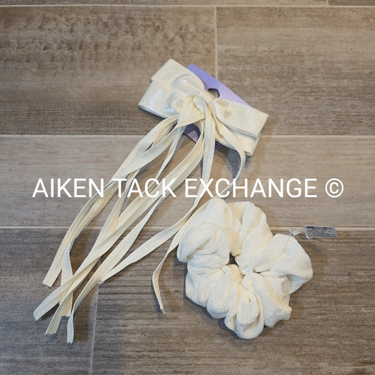 Claire's Hair Bundle - 1 Scrunchie, 2 Hair Clips