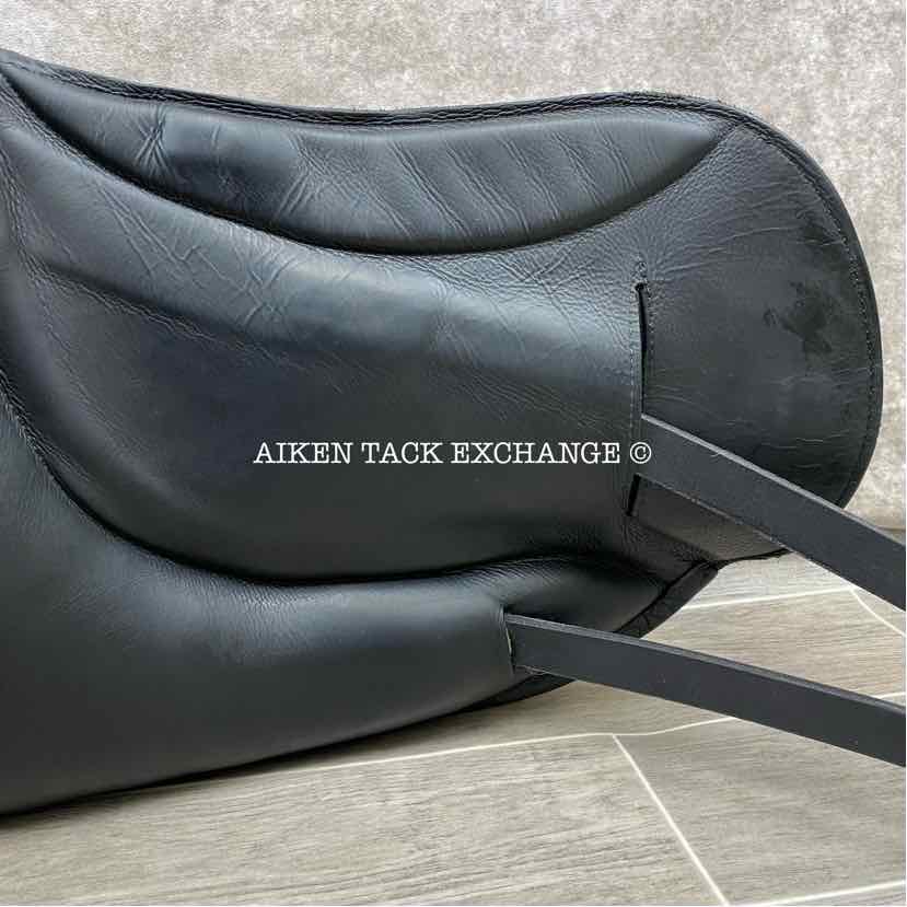 2015 Custom Saddlery Everest Monoflap Dressage Saddle, 17.5" Seat, Adjustable Tree, Wool Flocked Panels