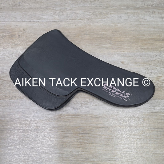 Saddle Right Orthopedic Leather Half Pad, 21" (17"-17.5")