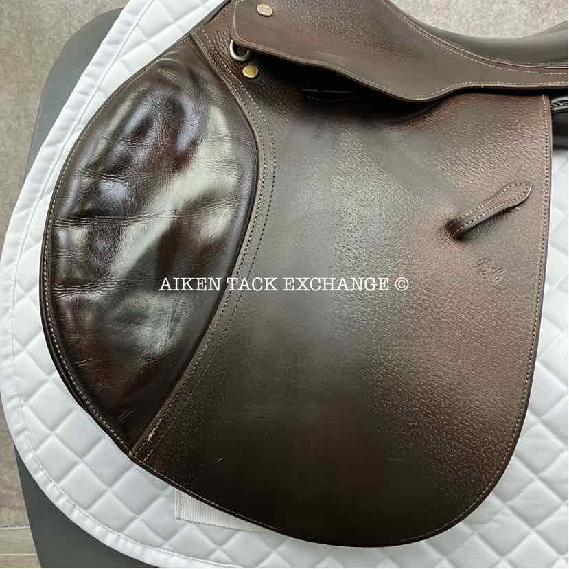 Bruno De Heusch - BDH Close Contact Jump Saddle, 17" Seat, Medium Tree, Foam Panels