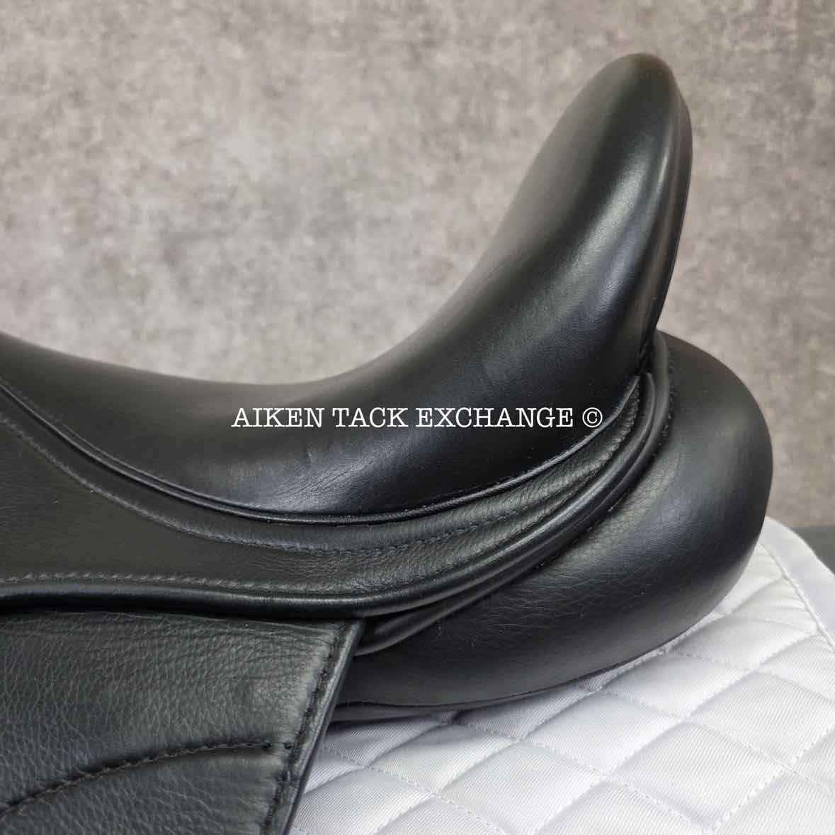 2022 Sella Soleil Passagio Dressage Saddle, 17" Seat, MW/W Tree, Wool Flocked Panels