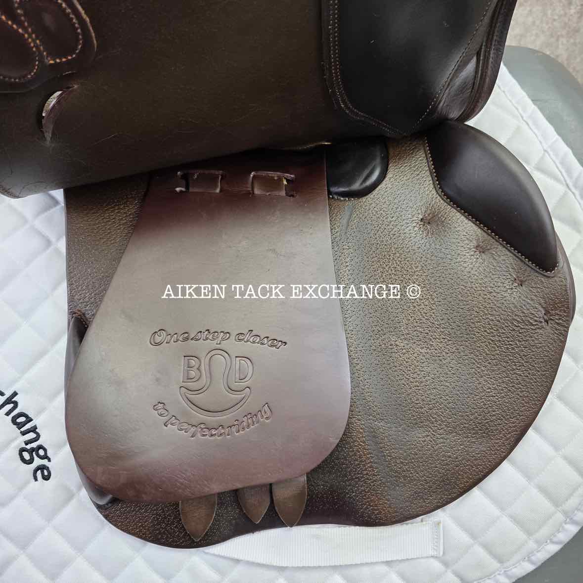 **SOLD** 2014 Bruno Delgrange Virtuose Jump Saddle, 17.5" Seat, 5X Flap, Medium Tree, Foam Panels