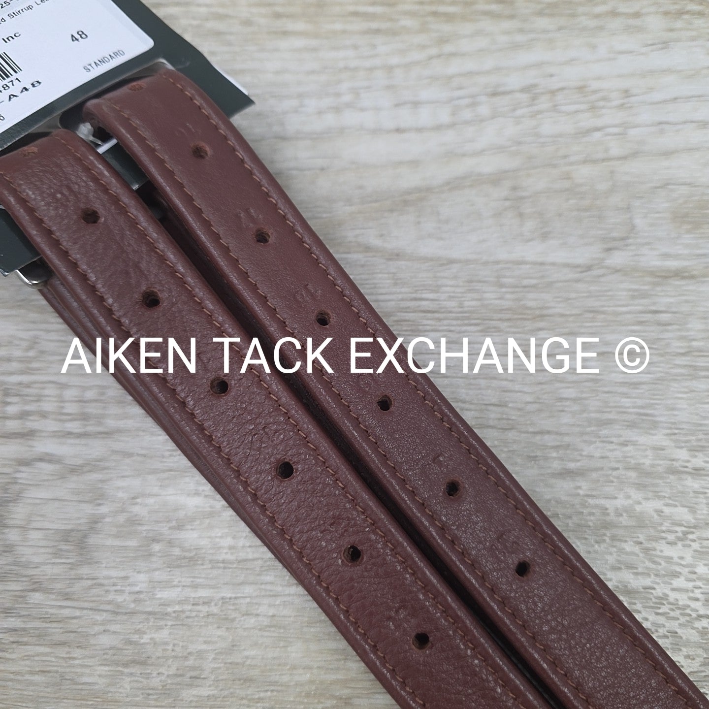 HDR Triple Covered Stirrup Leathers, Australian Nut, 48"