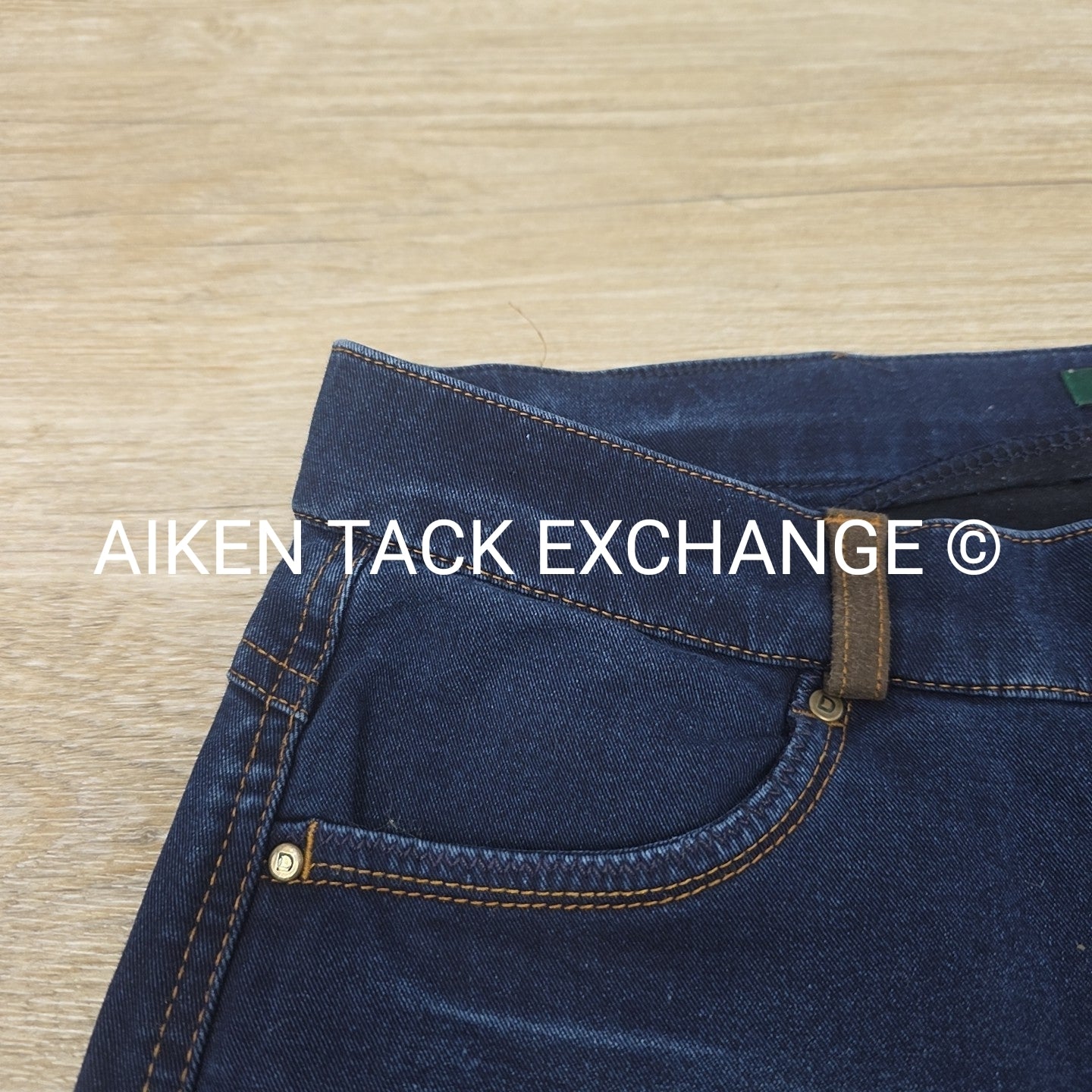 Dublin Shona Denim Knee Patch Breeches, Women's 30