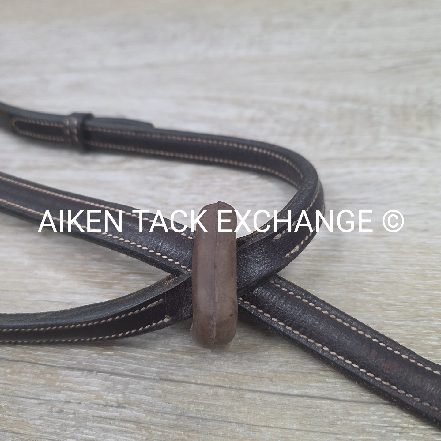 Plain Raised Standing Martingale, Brown, Size Pony