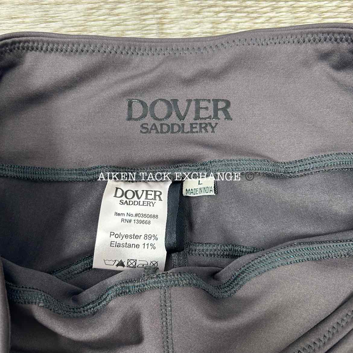 Dover Saddlery Silicone Grip Full Seat Riding Tights, Size Large