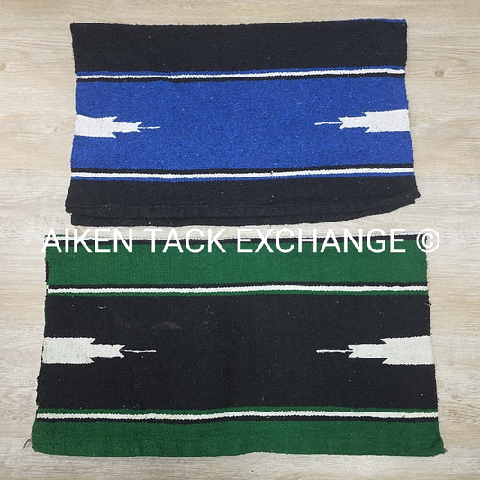 BARGAIN BUNDLE: 2 Western Saddle Blankets, Size Pony