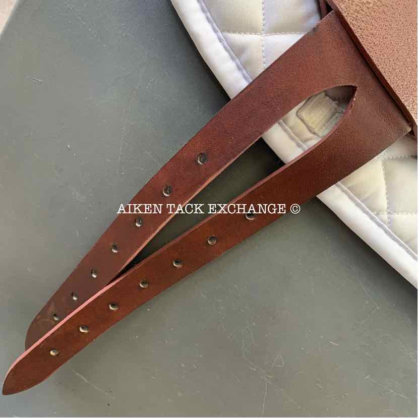 2023 Devoucoux Chiberta K Monoflap Jump Saddle, 16.5" Seat, 0KA Flap, Medium Tree, D3D Panels, Full Buffalo Leather