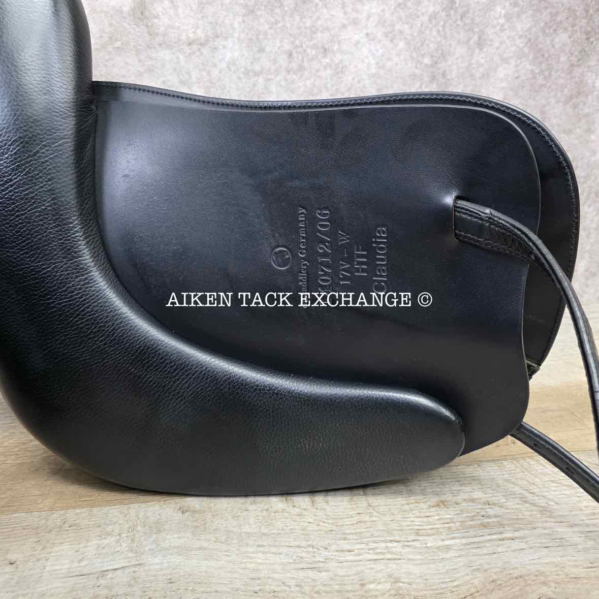 2014 Pegasus Butterfly Claudia Dressage Saddle, 17" Seat - Short Flap, Flexible Self-Adjusting & Self-Adapting ComfortFit Tree