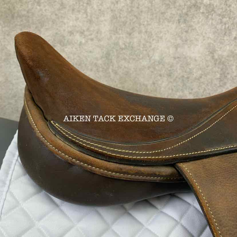 Miguel Acuna American Style Polo Saddle, 18.5" Seat, Medium/Medium Wide Tree, Foam Panels, Buffalo Leather